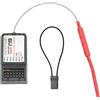 plplaaoo Ricevitore RC FS R6B 2.4Ghz 6CH Ultra Leggero Connessione Veloce Anti Interferenza Risposta Sensibile per Flysky I6 I10 TH9X FS CT6B FS T6 Trasmettitore RC Grigio Trasparente 45 x