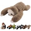 GUUTHQOR Weighted Stuffed Animal for Kids & Adults,The Panda Weighted Animal Plush,Hugging Pillow for Anxiety Relief&Sleep Support, Sloth Panda Koala Dinosaur Cuddly Toy (sloth,30cm)