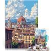 AITEXI Puzzle 1000 pezzi per adolescenti Skyline del Duomo di Firenze Giocattoli per l'intrattenimento in famiglia Compleanno e regali unici 38x26cm