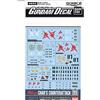 BANDAI SPIRITS Bandai Hobby - Gundam Decal - 71 Char'S Counterattack Earth Federation (Box Of 6)
