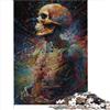 AITEXI Puzzle per Adulti Puzzle Scheletro con Anatomia per Adulti Puzzle da 1000 Pezzi Puzzle in Legno per Adulti e Bambini dai 12 Anni in su Opera d'Arte Regalo （50x75 cm）