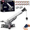 Mould King 17002 Liebherr 11200 Gru ad alta tecnologia con 12 motori, gru cingolata telecomandata compatibile con gru cingolata Liebherr LTR (4000+PCS)
