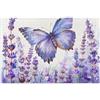 Generic Puzzle da 1000 puzzle per adulti pittura artistica animale personalizzato scena invernale puzzle lavanda campo floreale farfalla gioco regali puzzle 75 x 50 cm