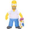 The Simpsons I Simpson - Peluche Homer Dei Simpson Di 25 cm Con Testa In Plastica Rigida E Corpo In Tessuto, Estremamente Dettagliato - Collezione Jakks Pacific Simpson