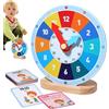 Generico Orologio didattico in legno, Orologio didattico per bambini - Orologio per l'orario didattico,Orologio per esercitazioni per l'insegnamento, orologio Big Time, orologi per esercitazioni per bambini ch