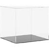 vidaXL Scatola Espositiva Trasparente 40x36x35 cm in Acrilico