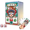 Generico Set da viaggio Mahjong, carte da gioco Mahjong,146 pezzi/set Giochi Majhong americani | Giochi Majhong americani, carte addensate portatili per giochi di poker, festival, picnic, feste, intratteniment