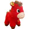 Generico Cavallo Di Peluche - Anno Del Cavallo 2026, Ornamento Da Tavolo Per Il Capodanno Cinese, Ornamento Cinese Con Statua Di Peluche Portafortuna Per La Scrivania 'ufficio Del Festival Di Primavera, Li