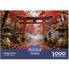 YTPONBCSTUG Tempio delle Foglie d'Acero Autunnali, Kyoto, Giappone Puzzle in Legno Impermeabile DIY Puzzles Da 1000 Pezzi Per Adulti Impossibili Giochi Di Impegnativi