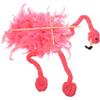 Gogogmee Marionetta Fenicottero Peluche Rosa, Interattiva, 1 Pezzo | Peluche e Legno, Corde, per Giochi di Ruolo e Decorazione Cameretta, Aiuta Coordinazione Occhio Mano Colore Casuale