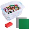 Katara 1827 - Set Di 1264 Mattoncini, Compatibili Con Lego, Sluban, Papimax, Q-bricks, 2 Piastre E Scatola, Multicolore