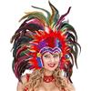 W WIDMANN MILANO Party Fashion, piume Tropicana colorate, stile sgargiante, comfort leggero, versatile per tutte le occasioni, durevole, uso responsabile dai 16 anni