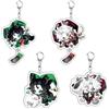 JUSONGKWCP 4 FreaksCircus Portachiavi Anime Figure Cosplay Carino Ciondolo FreaksCircus Acrilico Keychain