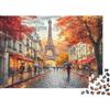 NQHXLRUDC Torre Eiffel Puzzle 1000 Pezzi Giochi Educativi Difficoltà Interblocco Preciso Bambini 1000pcs (75x50cm)