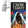 Generico Crow Tarot - Mazzo tascabile per principianti con collana - Design mistico, facile da usare