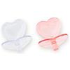 Corolle - Accessorio ciuccio a forma di cuore per bambole da 14-17 pollici, confezione da 2, trasparente/rosa (140370)