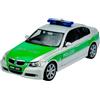 Generisch Welly modello auto compatibile con BMW 3 serie 3 330i 330 i 2006 argento polizia E90 E 90 berlina ca 1/24 1:24 metallo modello The Cast nuovo in scatola