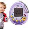 Generic Macchina virtuale per animali domestici, 168 animali domestici, gioco portatile retrò, 9 modalità di alimentazione, giocattolo elettronico in stile retrò anni '90, gioco interattivo per animali