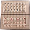 getuse Set di scacchi giapponesi Shogi con tavola in legno e pezzi tradizionali per giocatori professionisti e principianti, 24 x 24 cm