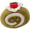 Generic Peluche Rotolo di Torta - Peluche Dessert, Cuscino Farcito Ispirato al Dessert | Divertente design a forma di rotolo di torta, accogliente decorazione per la casa, novità decorativa, adorabile dessert