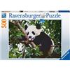 Ravensburger - Puzzle Il Panda, 500 Pezzi, Idea regalo, per Lei o Lui, Puzzle Adulti