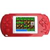 Ozgkee Console di Gioco Portatile retrò Incorporata 268 Giochi Classici Sistema di Videogioco in Stile Arcade con Schermo LCD da 2,0 Pollici per Bambini Regali per Adulti (Rosso)