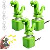 NNBWLMAEE Lizard Keychain Sound, Lizard Button Keychain, Rechargeable Lizards Anxiety Relief Keychain Button Toy with Colorful Light & Sound, Portable Stress Reliever for Anxiety & Sensory Fun (3PCS)