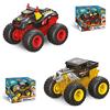 MONDO Motors - Hot Wheels Monster Trucks BEATZ Mode - Macchina luci e Suoni con retrocarica per Bambini - 51227, Giallo/Rosso