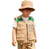 Generico Costume Da Esploratore Per Bambini - Kit Di Avventure All'aria Aperta Per Giochi Di Ruolo, Vestito Da Gioco Fantasioso Con Cappello A Gilet, Set Di Travestimenti Da Avventura | Completo Da Esploratore