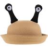 SUPVOX Cappello Facile Rotondo per Piccolo Marrone Lana Bambini e Inverno Autunno Occhi di Lumaca Creativi da Usare, Portatile