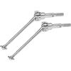 Rfeeuubft 2 Pezzi Metallo Albero Motore Anteriore CVD 0090 per 12428 12423 1/12 RC Auto Crawler Breve Corso Aggiornamento Parti