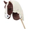 LeMieux Cavallino giocattolo Hobby Horse Lemieux con testa peluche e bastone modello flash taglia unica