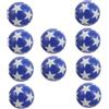 VANZACK 10 Sfere Calcetto Balilla in Plastica, Ricambi per Tavolo Calcio Balilla, Resistenti, Non Si Deformano, Partita Calcio da Tavolo