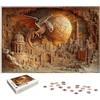 ADCCAT Puzzle 5000 Pezzi Dragon, Puzzle Città in Legno per Adulti, Misura: 156x105 cm, Puzzles 5000 Pezzi per Adulti, Giochi Educativo per Famiglie, Puzzles per Idea Regalo Donna, Decorazioni Casa, -5339