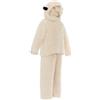 Qianly Costume da Agnello per Bambini Costume da Pecora Morbida per Feste di Carnevale, S