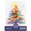 XKASKDFKE Albero di Natale Jigsaw 1000 Pezzi Regali di Natale Per Adulti Puzzle Per Gioco Familiare Gioco Education Regalo Per Amore E Amico Decorazione Interna Unica Stress Relief 70x50cm/1000pcs