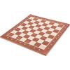SQUARE GAME SQUARE - Professionale Scacchiera in legno No 5 - MOGANO - 48 x 48 cm ; Campo 50 x 50 mm - Scacchi