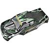 Generico Serie Carrozzerie RC Off-Road Truck Scala 1/10 Himoto - Body Shell per Auto Telecomandate - Modellismo RC (BRONTOSAURUS VERDE NERO)