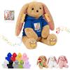 DRAJOIN Coniglietto Di Peluche Personalizzato Con Testo E Foto, Stuffed Bunny Giocattolo Di Peluche Su Misura Come Regali Personalizzati Per Adulti E Bambini A Pasqua E Natale, 25cm
