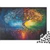 NQHXLRUDC Albero della Vita Puzzle 1000 Pezzi Appeso Al Muro Difficoltà Materiali Rispettosi Dell'ambiente Femmina Maschio 1000pcs (75x50cm)
