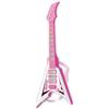 Baroni Toys Chitarra per Bambin e Bambini, 3+ Anni con Luci, Giocattolo Musicale con Effetti Sonori e Luminosi, Chitarra Elettrica Musicisti, Rosa, 22x5.5x55cm