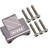 INJORA Rear Axle Truss Upper Link Mount Accessori CNC in Alluminio per Axial SCX24 C10 JLU Gladiator Bronco Upgrade Part(Grigio)