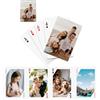 NGBEWU Carte da gioco personalizzate con foto | Mazzi di carte da poker standard con immagini personalizzate | Regali divertenti per tutti - Perfetti per feste e compleanni (Modello 2)