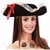 FIESTAS GUIRCA Guirca 13957 - Cappello Tricorno da Piratessa, Nero, Taglia Unica