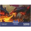OTBSDNKZZ Dragons And Warriors Puzzle 1000 Pezzi Impossibile - Regalo Perfetto 1000 Teile Fairy Tales Puzzle Giocattolo Decompressivo Intellettuale Educativo Intrattenimento Creativo Für Erwachsene Und Kinder A