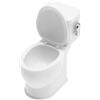 Xasbseulk Mini WC - decorazione per il bagno in miniatura | WC in plastica per Tiny Cake Topper accessori per la casa delle bambole | mini accessori per la decorazione del bagno, lavandino e WC per il Pre