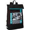 COMIX ANIME, My Hero Academia - Zaino Scuola e Free Time con Scomparto a Zip, Spallacci in Nastro e Zip Posteriore, Tasca Interna + Patta Magnetica a Scomparsa - Zainetto per Regali Natale 32x46Hx12cm