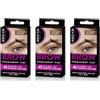 Syoss Brow Castano Chiaro (10ml), Tinta sopracciglia permanente, Tintura sopracciglia resistente ad acqua e sbavature, Colore intenso per sopracciglia per 10 applicazioni, Formula vegana, 3 confezioni
