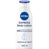 Beiersdorf NIVEA - Crema corpo idratante NIVEA Express (400 ml), crema corpo ad assorbimento extra veloce, formula 3 in 1: 48 ore di idratazione, levigatezza e pelle naturalmente bella