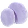Garneck Piumino da Cipria Doppio Lato in Velluto Viola 2 Pezzi, Puff Trucco Rotondo Piccolo 75x20mm e 55x18mm, per Polvere Libera e Fondotinta, Morbido e Portatile per Uso Quotidiano